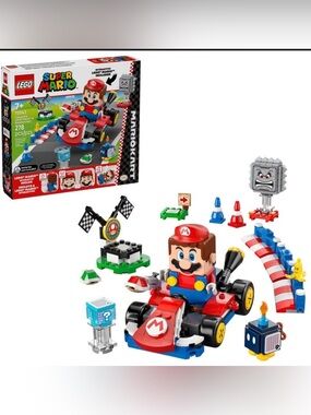 LEGO Super Mario Red Interactive Mario & Standard Kart - 72043 278Pcs 7+ NIB